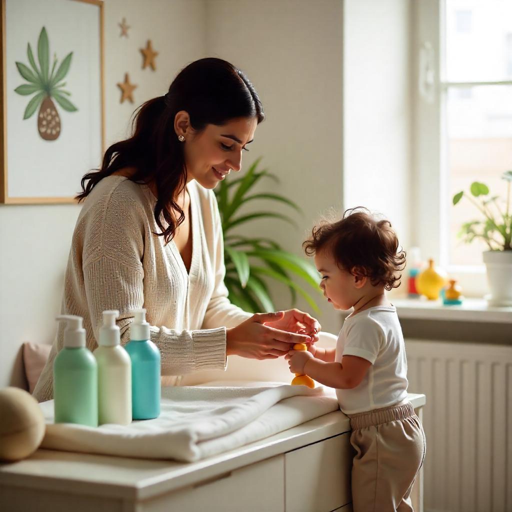 Gentle baby wash